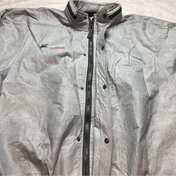 Frogg Toggs Light Gray Rain Jacket Size Medium - Picture 10 of 13